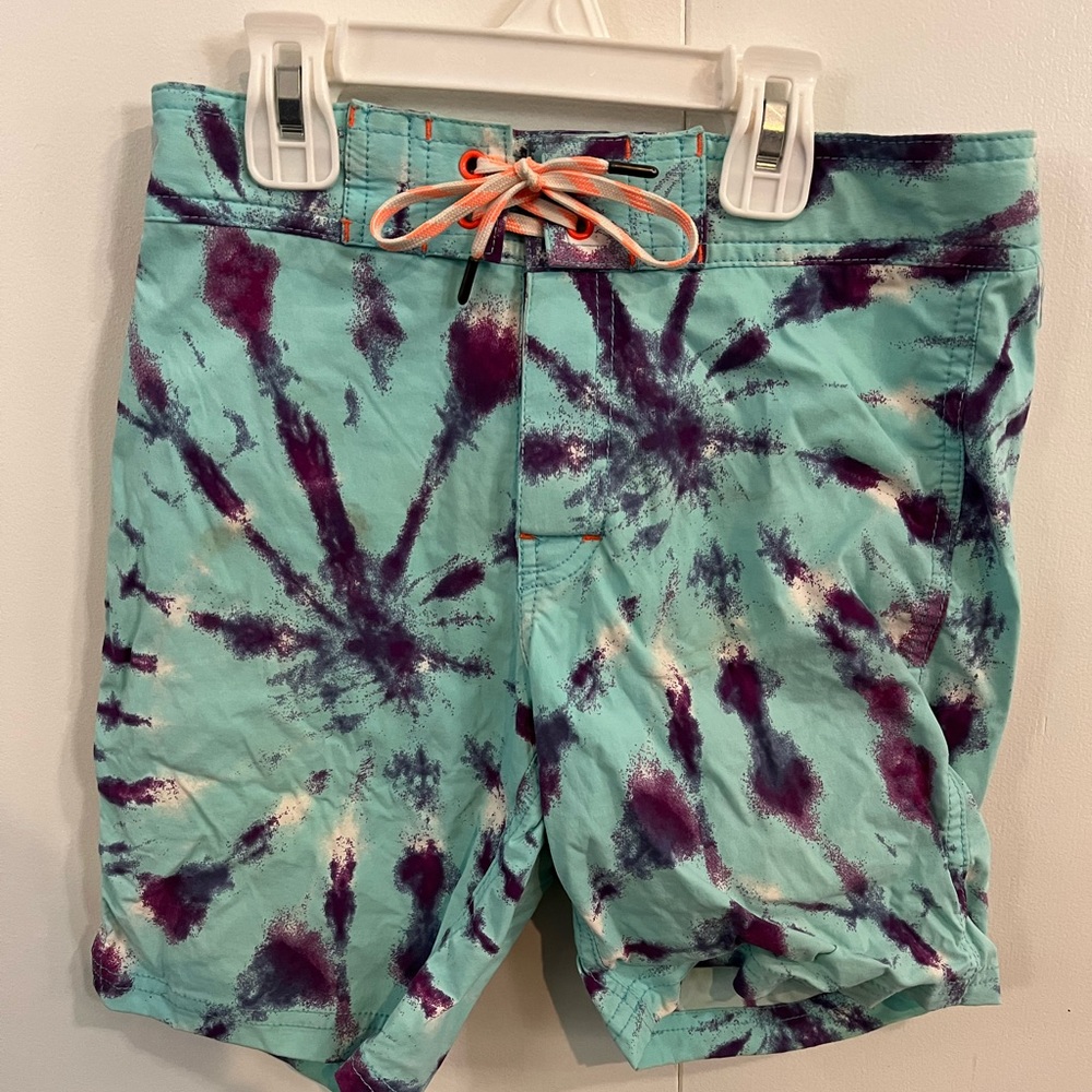J. Crew Boys Tie Dye Board Shorts, Size 8